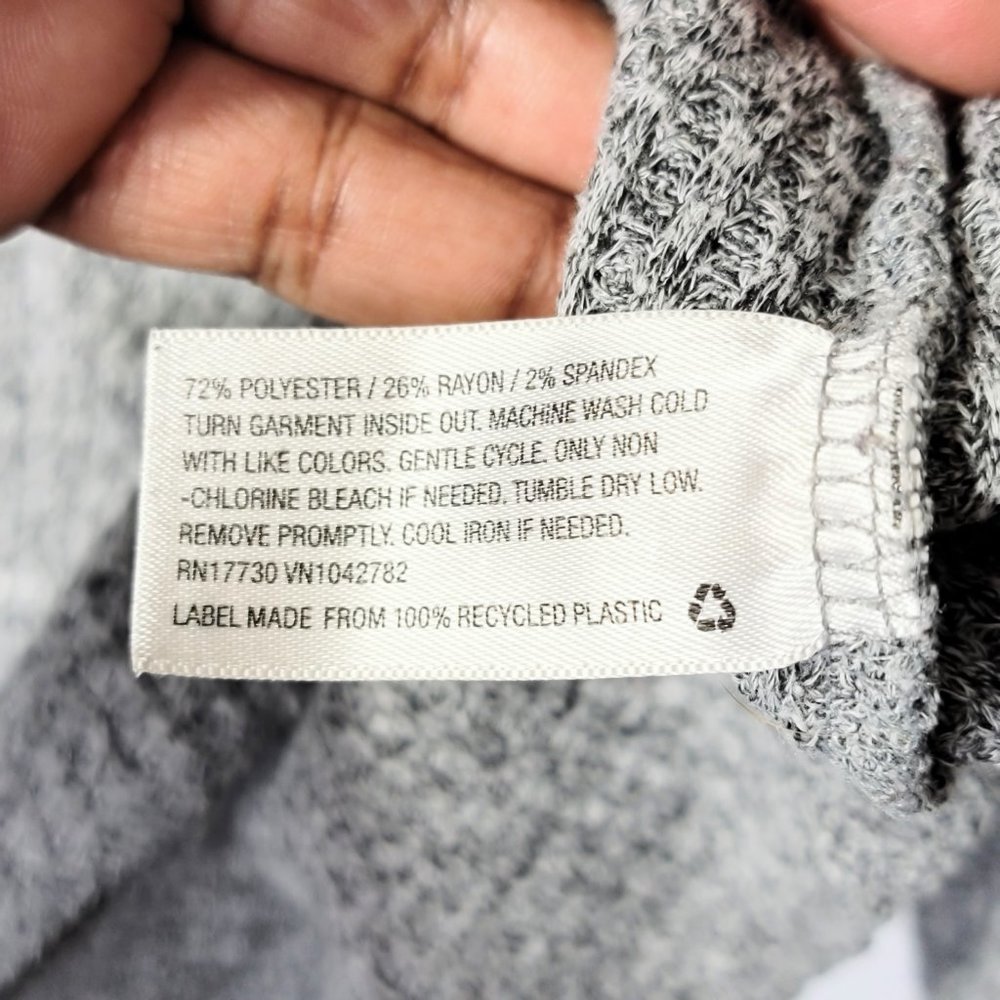 Wild Fable Women's Gray Marled Cropped Sweater Size Small - Picture 5 of 9